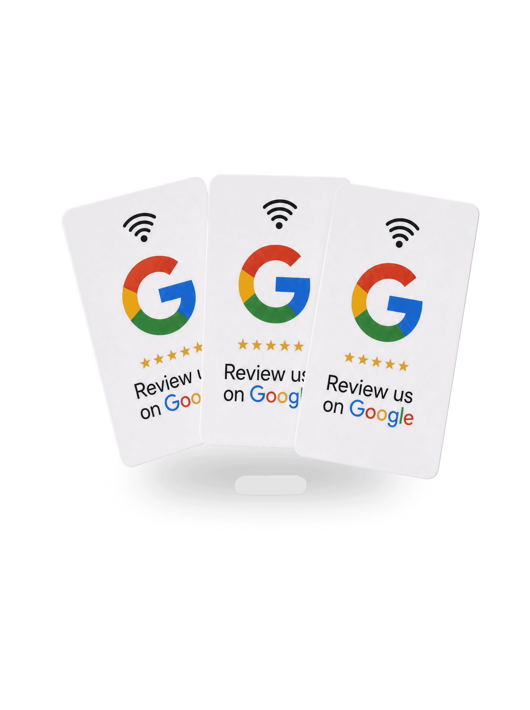 Tres tarjetas NFC de BOOSTR