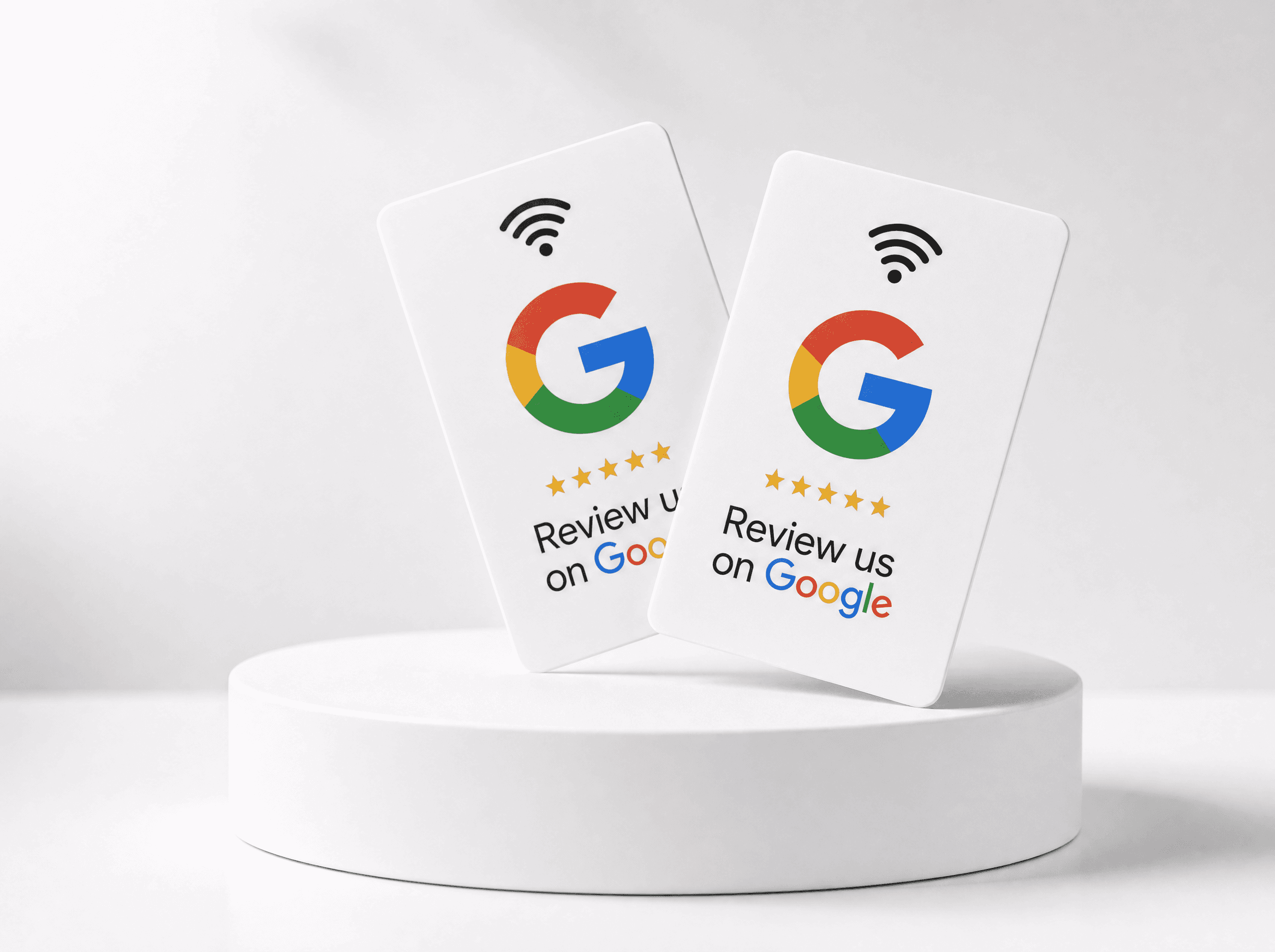 Tarjetas NFC de BOOSTR para reseñas de Google